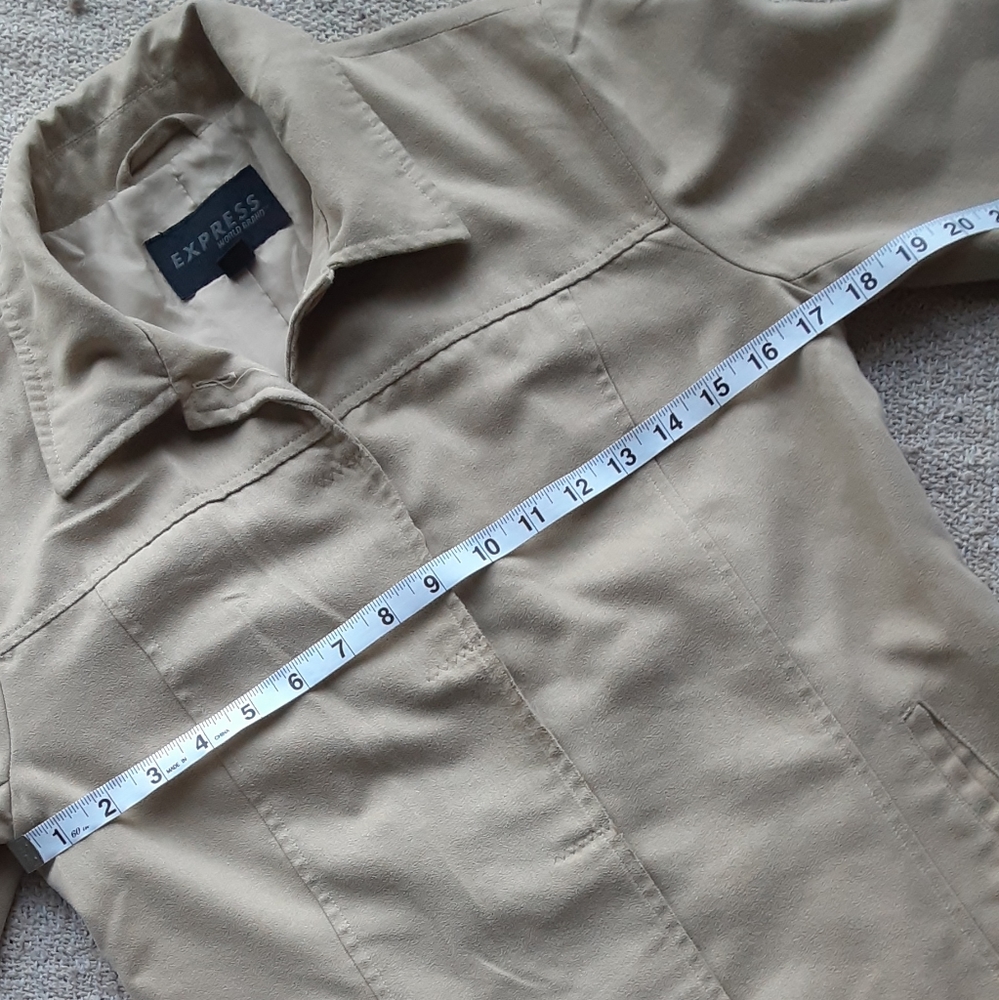 Euc Express Suede Lightweight Jacket - image 5